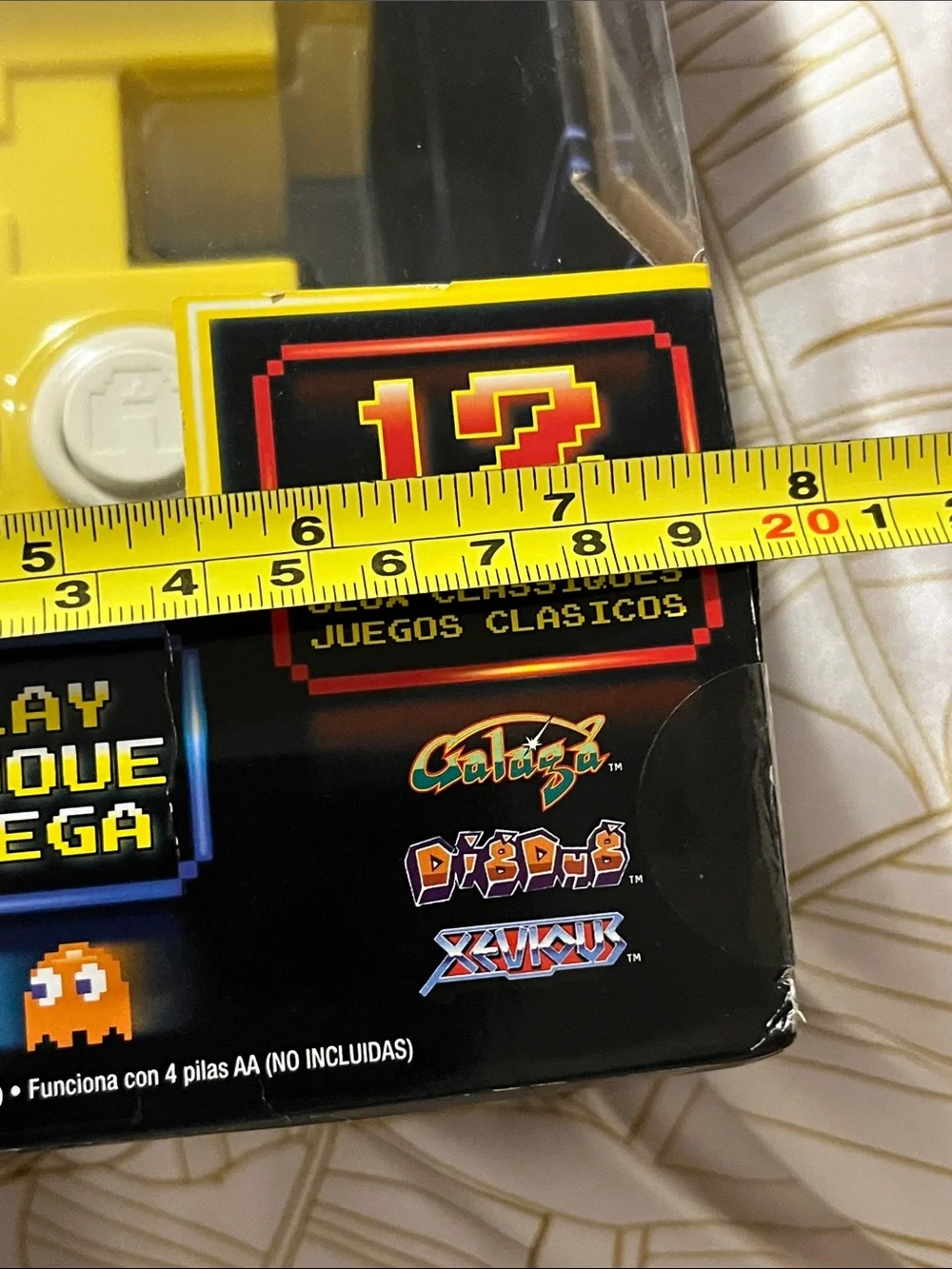 Namco PAC-MAN Yellow Handheld Joystick Controller with Orange Stick